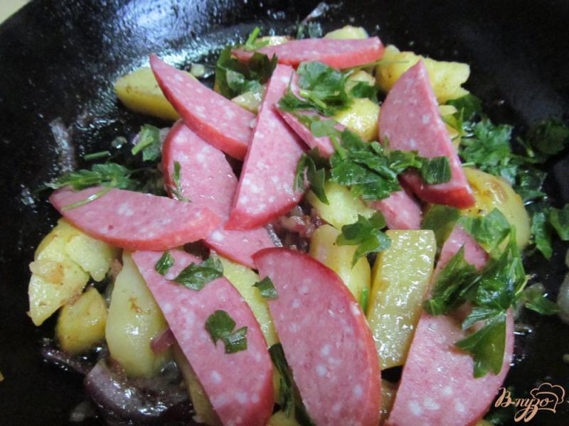 Фото приготовление рецепта: Зимний картофельный салат шаг №4
