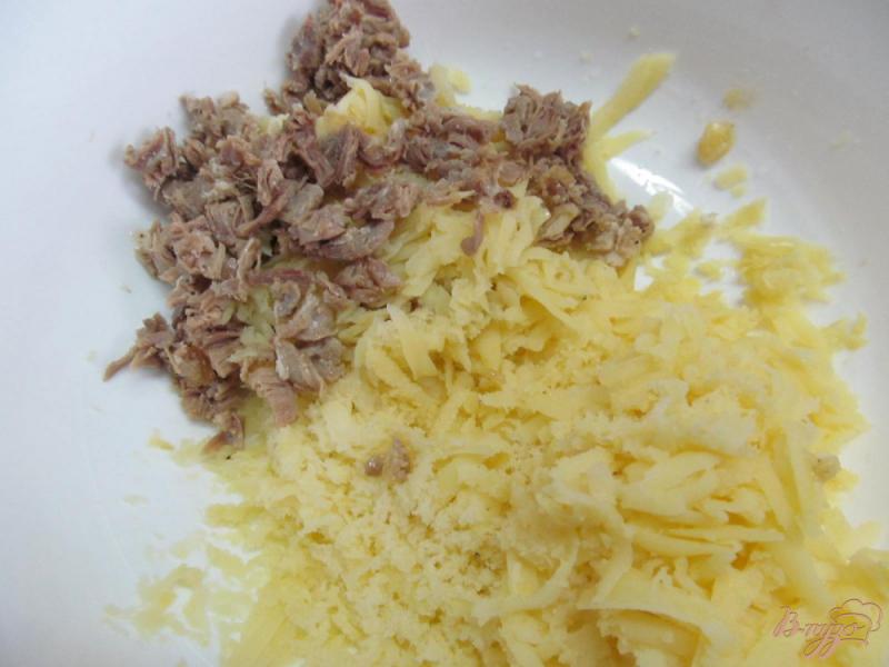 Фото приготовление рецепта: Картофельные оладьи с яйцом пашот шаг №1