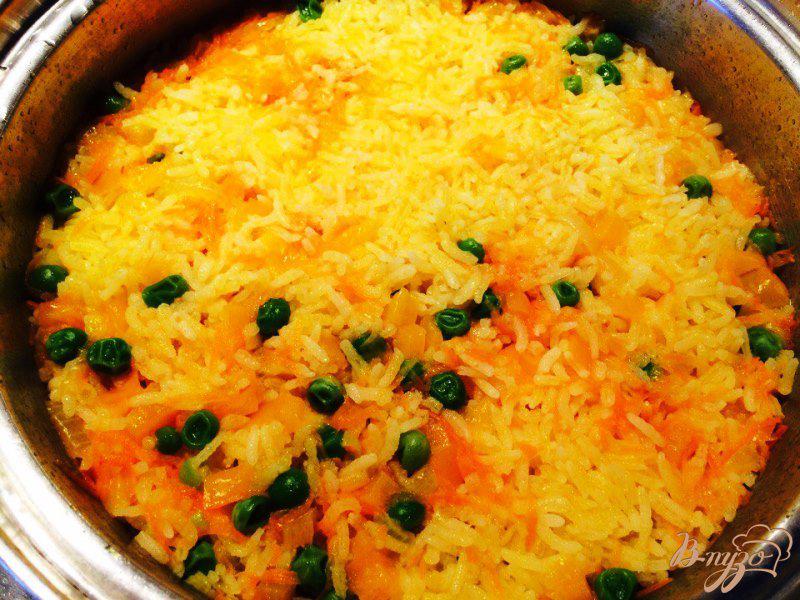 Фото приготовление рецепта: Рис с овощами для деток шаг №10