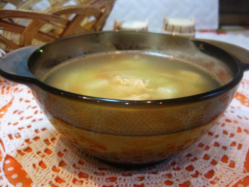 Фото приготовление рецепта: Суп с семгой шаг №6