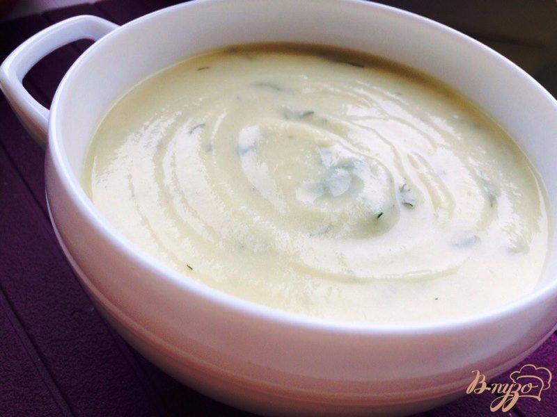 Фото приготовление рецепта: Крем-суп из цветной капусты для деток шаг №11