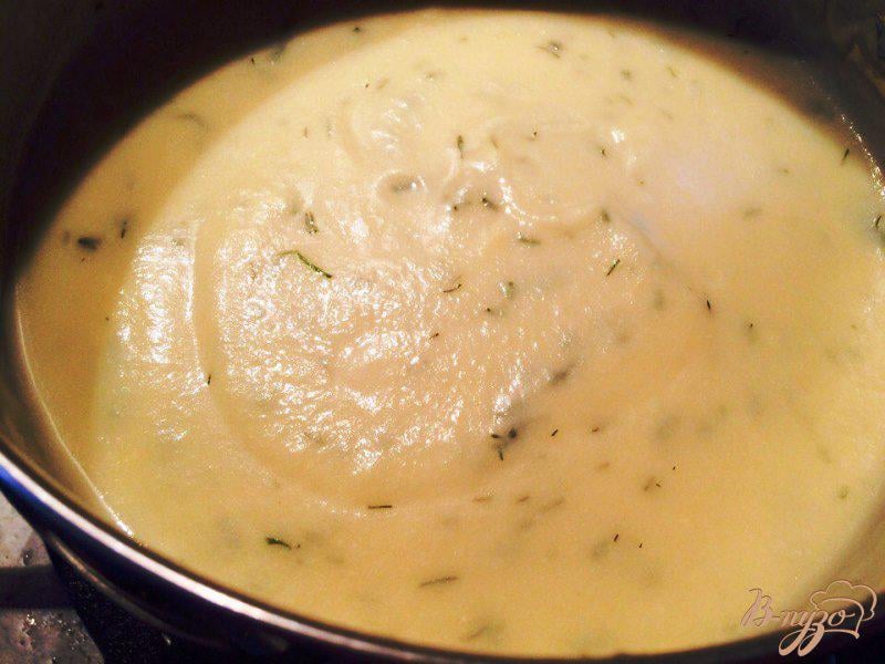 Фото приготовление рецепта: Крем-суп из цветной капусты для деток шаг №10