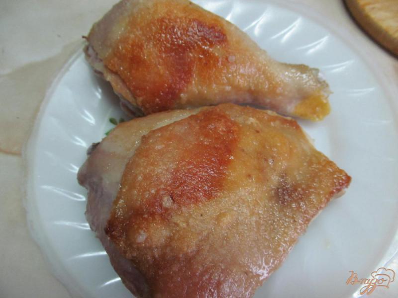 Фото приготовление рецепта: Куриные окорочка в ореховом соусе шаг №2