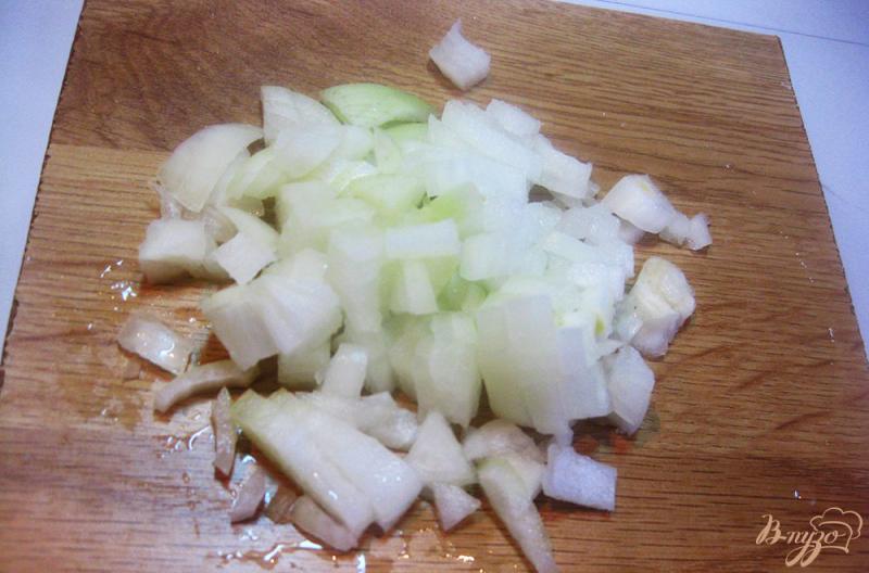 Фото приготовление рецепта: Тефтели из свинины и говядины в томатной заливке с овощами шаг №4