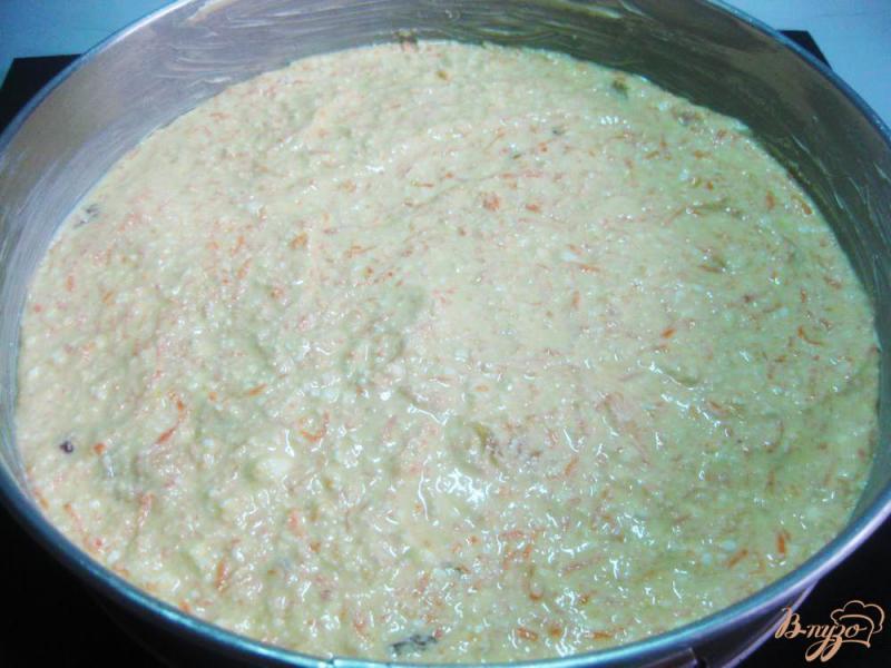 Фото приготовление рецепта: Творожно-морковная запеканка шаг №7