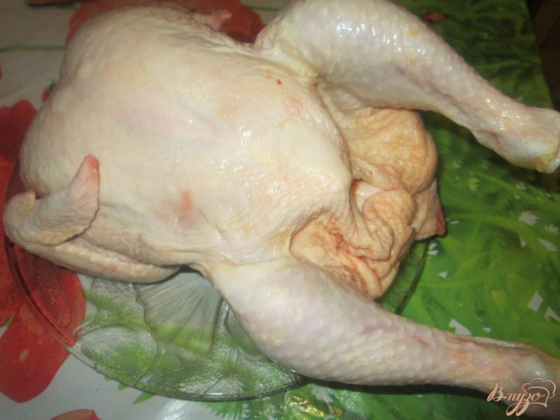 Фото приготовление рецепта: Курица с яблоками в духовке шаг №1