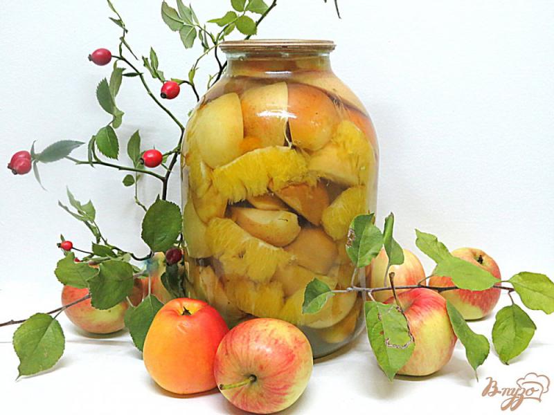 Фото приготовление рецепта: Десерт из яблок в сиропе шаг №1