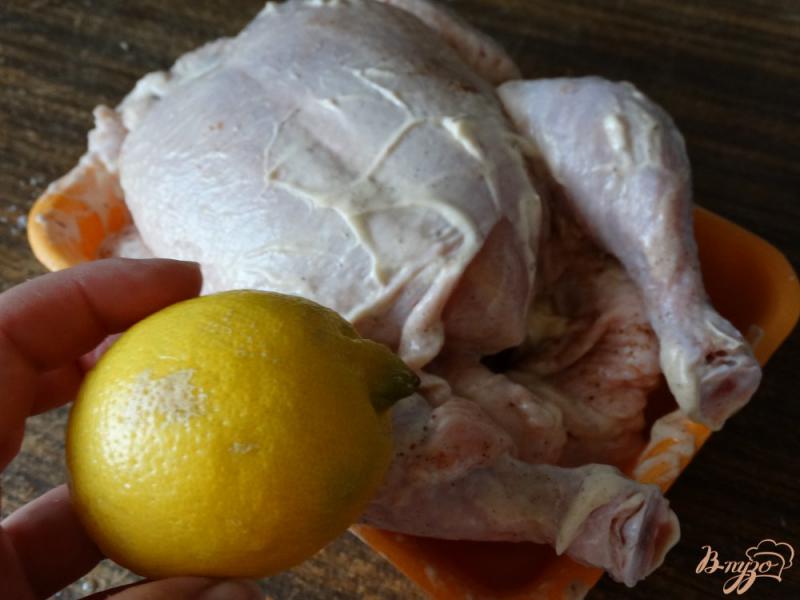 Фото приготовление рецепта: Курица запеченная в рукаве шаг №4