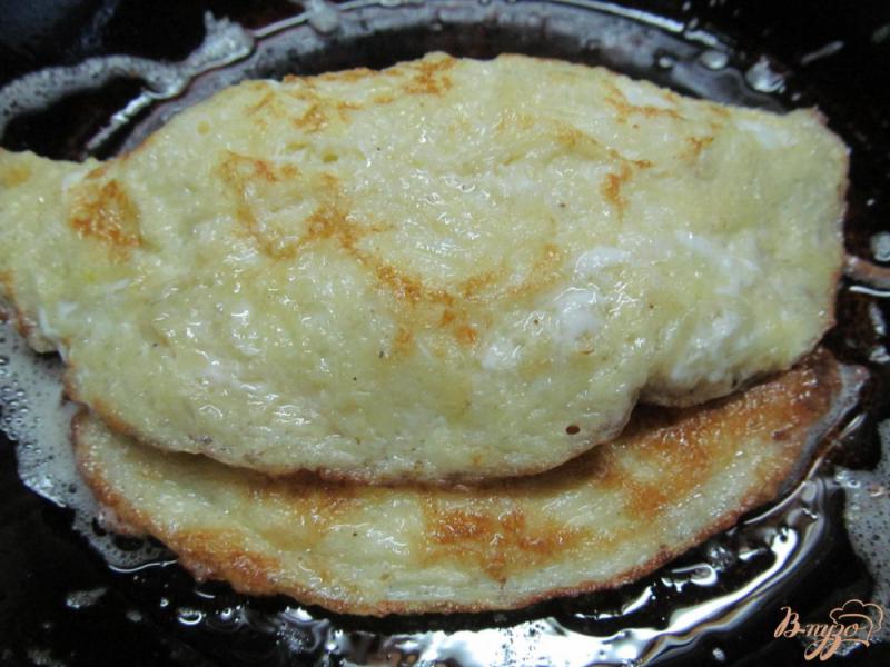 Фото приготовление рецепта: Картофельные блины с вареной говядиной шаг №6