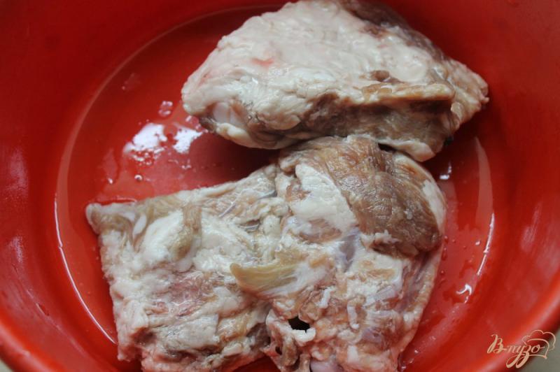 Фото приготовление рецепта: Жаренные свиные ребра с горчицей шаг №1
