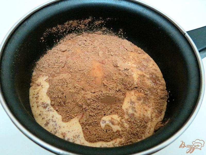 Фото приготовление рецепта: Шоколадный соус с какао шаг №3