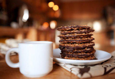 фото рецепта: Печенье с кофейной глазурью