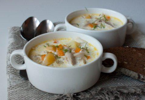 фото рецепта: Куриный суп со сливками