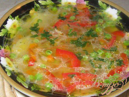 фото рецепта: Овощной суп «Веселенький»