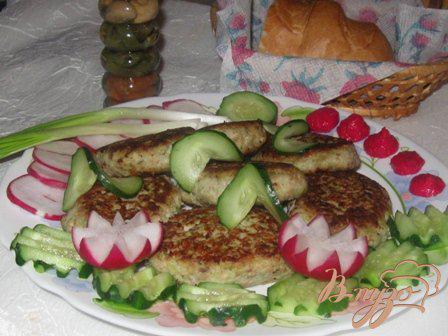 фото рецепта: Рыбные котлеты с брокколи и имбирем «Полезное удовольствие»