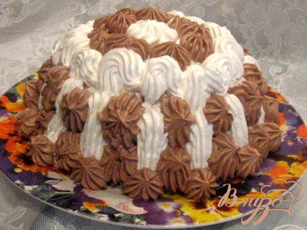 фото рецепта: Торт «Шоколад на кипятке с вишней»