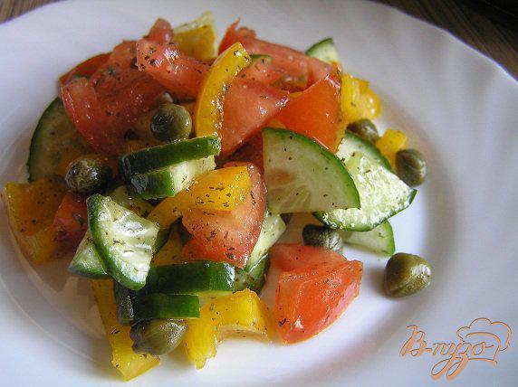 фото рецепта: Овощной салат с каперсами
