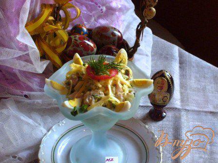 фото рецепта: Салат с копченной курочкой