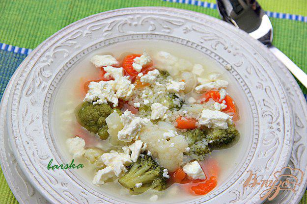 фото рецепта: Быстрый овощной суп с кус-кусом