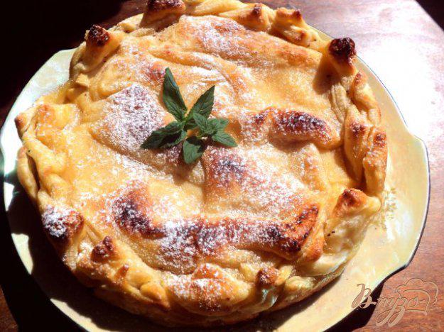 фото рецепта: Пирог «Яблоки в коньяке»
