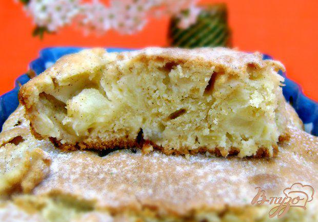 фото рецепта: Пирог на оливковом масле с коньяком и корицей «Райское яблочко»