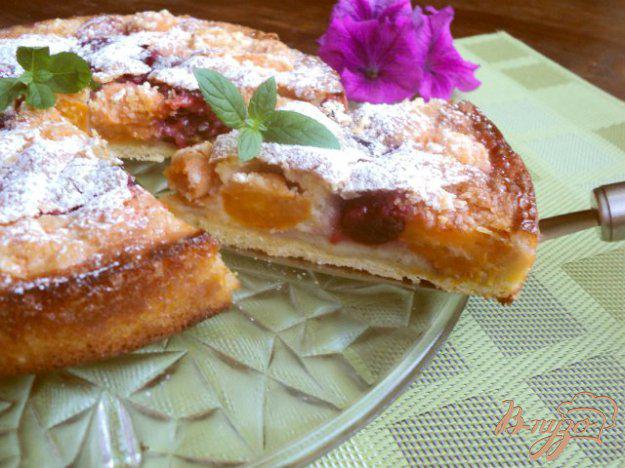 фото рецепта: Пирог с франжипаном и фруктами