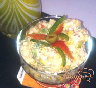 фото рецепта: Салат с тунцом и рисом