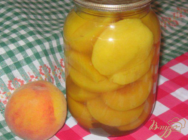 фото рецепта: Персики консервированные
