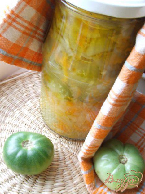 фото рецепта: Салат из зеленых помидоров