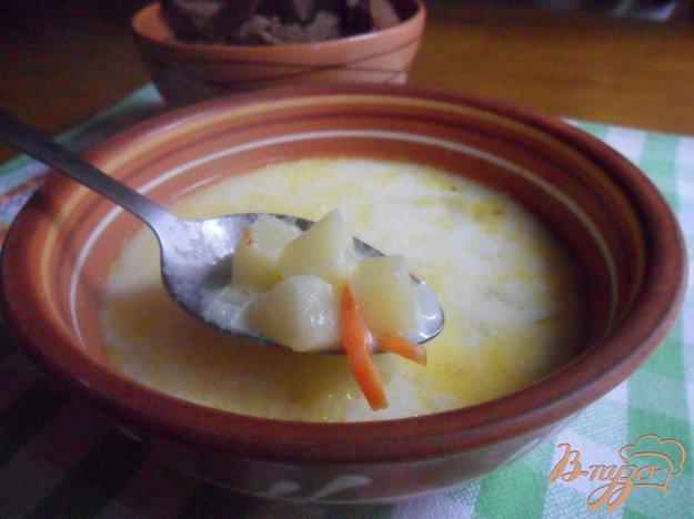 фото рецепта: Сырный суп с рисом