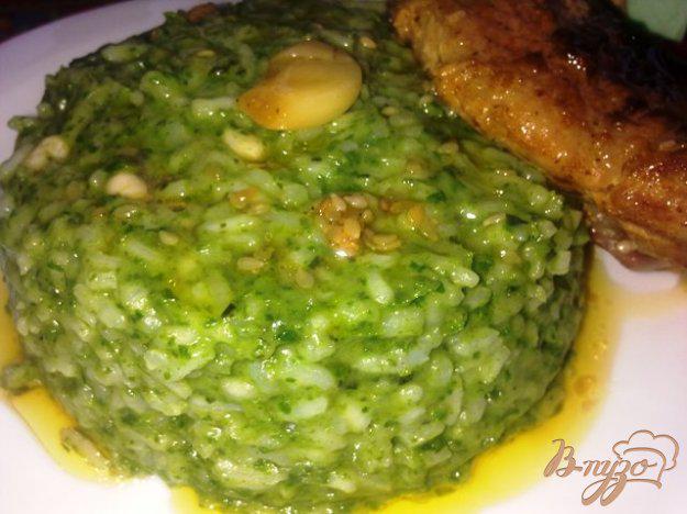 фото рецепта: Зеленый рис