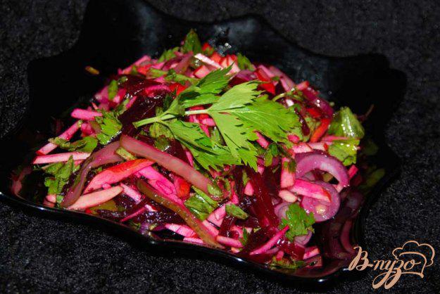 фото рецепта: Салат «Розовая стружка»