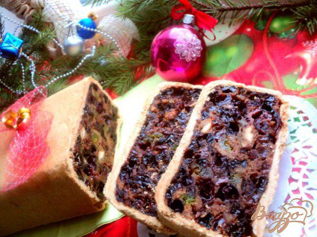фото рецепта: Шотландский новогодний кекс – Black Bun