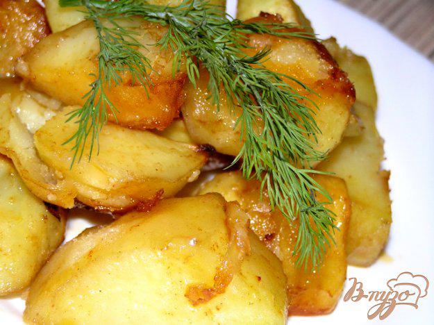 фото рецепта: Запеченный картофель с чесноком и паприкой