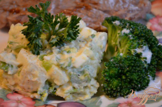 фото рецепта: Салат картофельный с релиш соусом