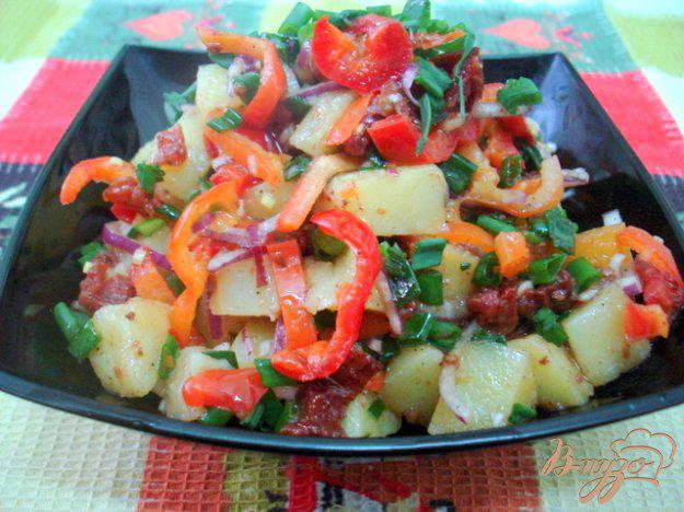 фото рецепта: Картофельный салат с вялеными помидорами