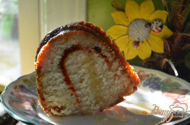 фото рецепта: Кекс с медовой- апельсиновой глазурью