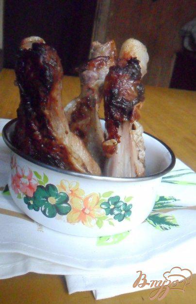 фото рецепта: Куриные ножки в соусе терияки (готовим в рукаве)