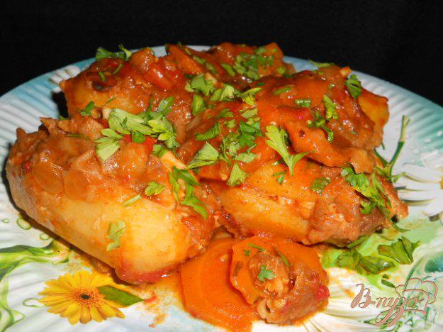 фото рецепта: Картофель фаршированный мясом - Мафрум