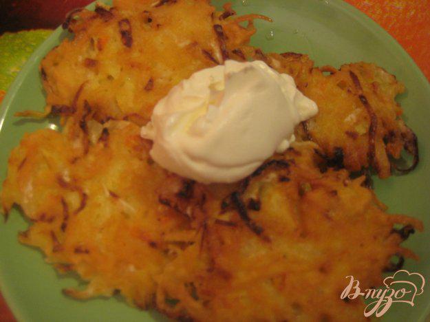 фото рецепта: Картофельно-капустные оладьи