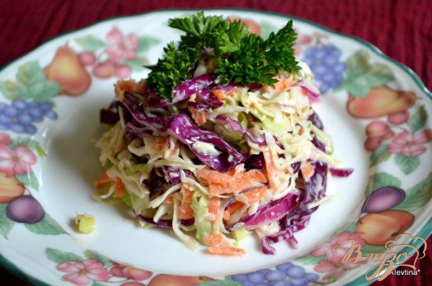 фото рецепта: Пряный салат из капусты