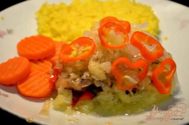фото рецепта: Курица в ананасовом соусе