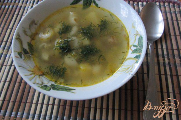 фото рецепта: Макаронный суп с куриными сердечками