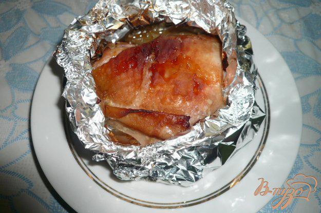 фото рецепта: Куриные бедрышки в горчично-медовом соусе
