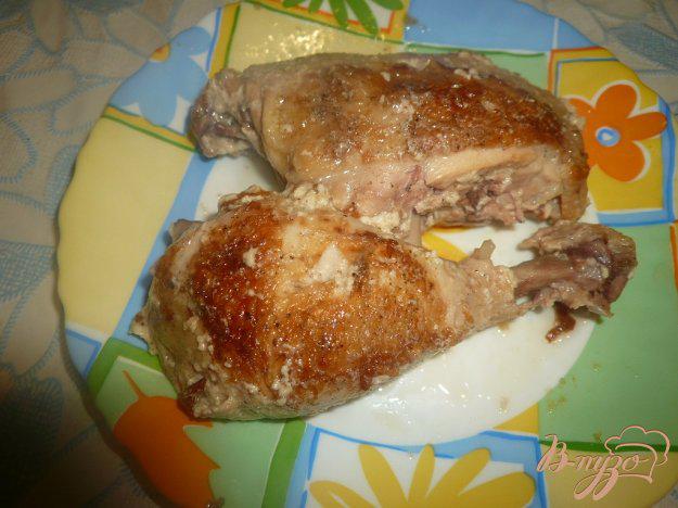 фото рецепта: Куриные окорочка тушеные в молоке