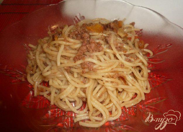 фото рецепта: Спагетти с мясным соусом