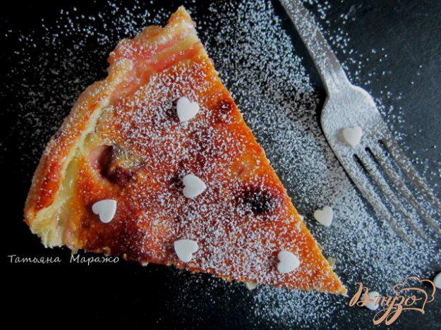 фото рецепта: Открытый пирог с вишнями