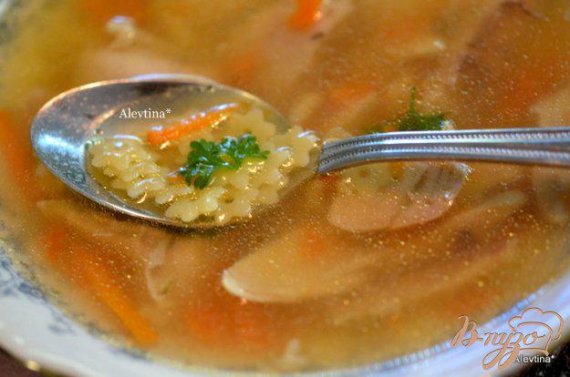 фото рецепта: Куриный суп  с звездочками