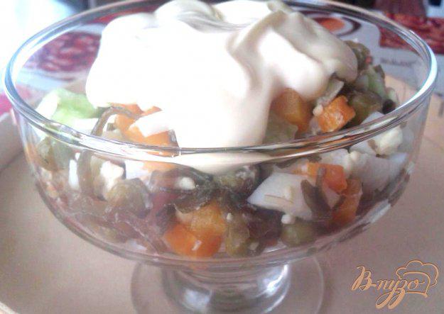 фото рецепта: Необычный салат из морской капусты