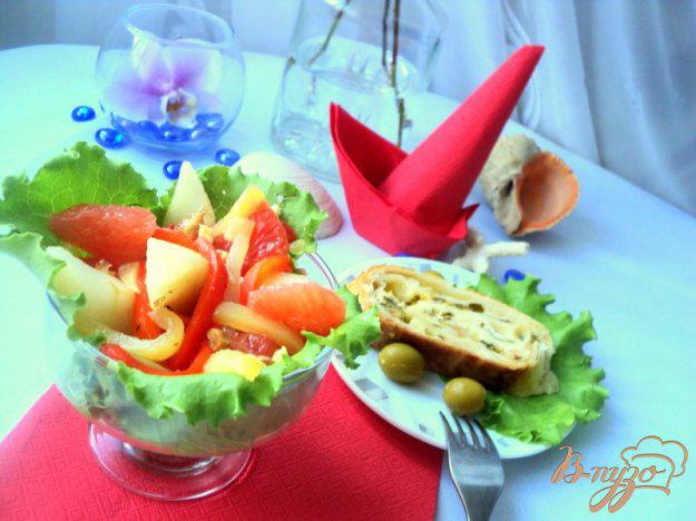 фото рецепта: Грушевый салат со сладким перцем